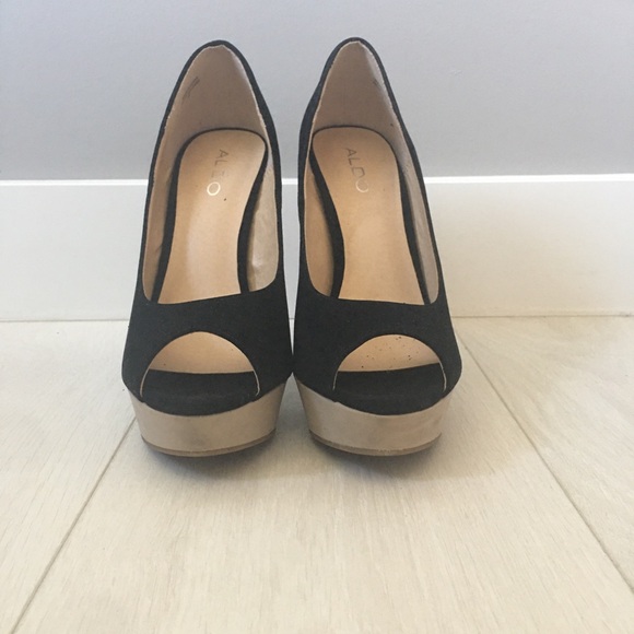 Aldo black stiletto heals, size 37 - Picture 5 of 6